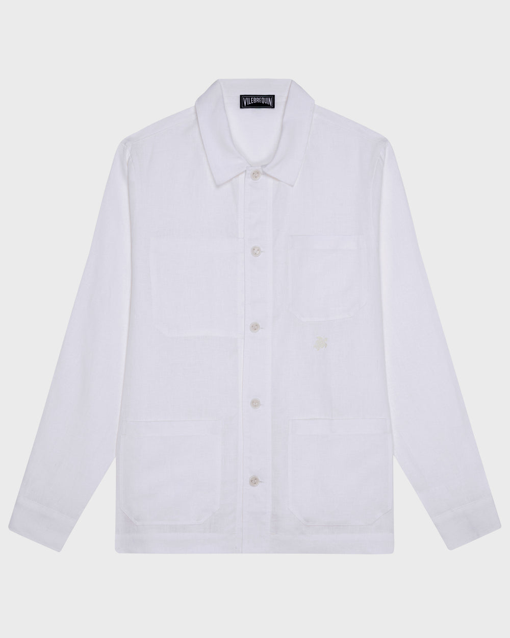 Linen Solid Overshirt / Vilebrequin Sale