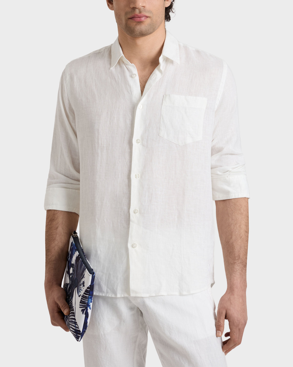Linen Shirt Solid / Vilebrequin On sale