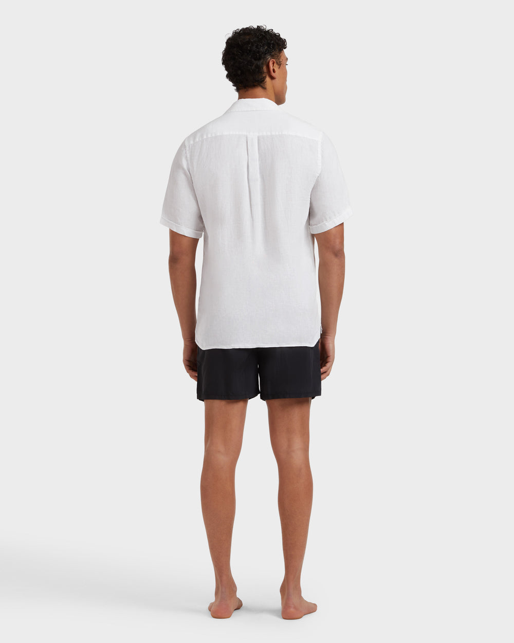 Linen Shirt Solid - White Website | HARH9U10 / Vilebrequin Discount