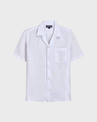 Linen Shirt Solid - White Website | HARH9U10 / Vilebrequin Discount