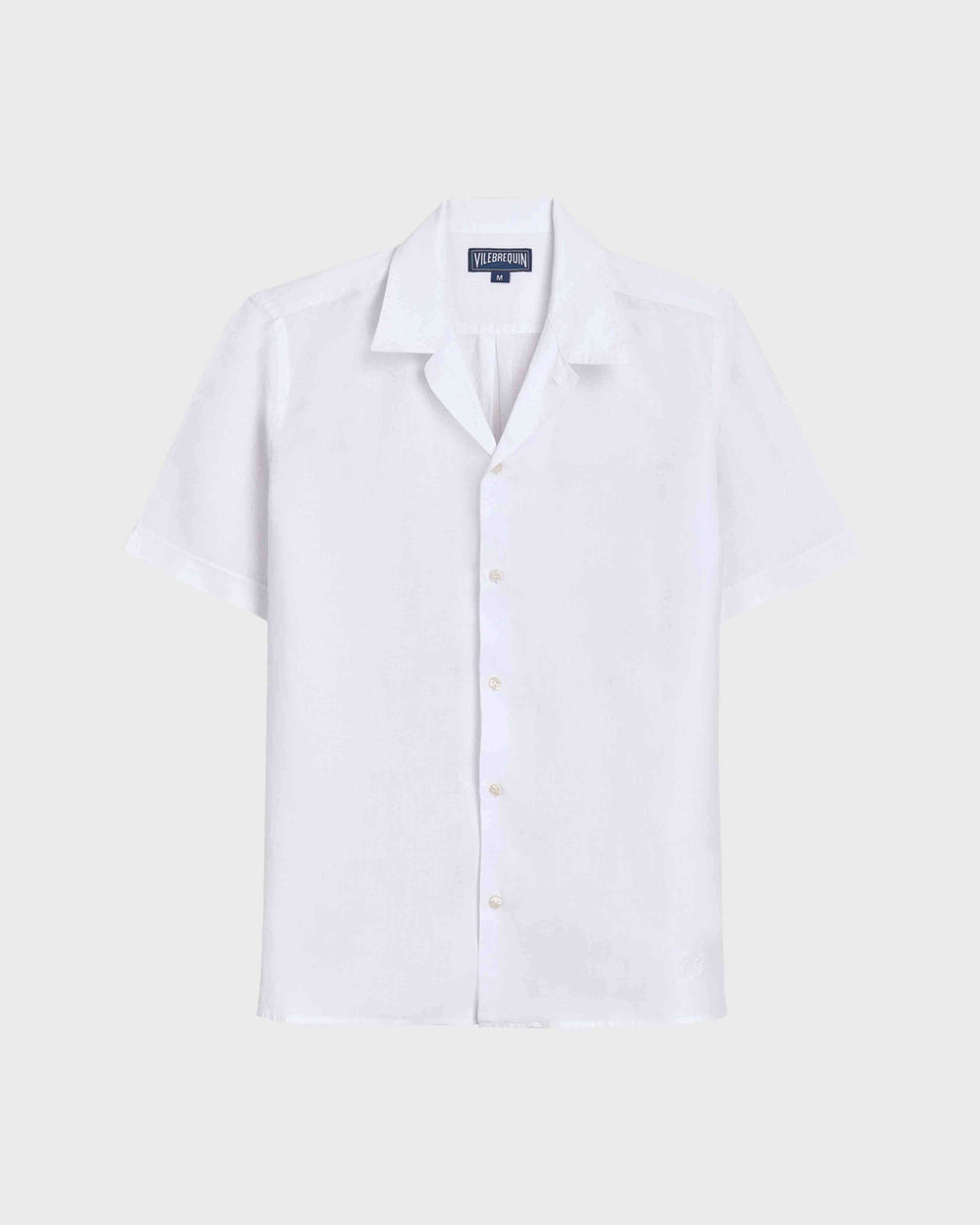 Linen Shirt Solid - White Website | RBSDU102 / Vilebrequin US
