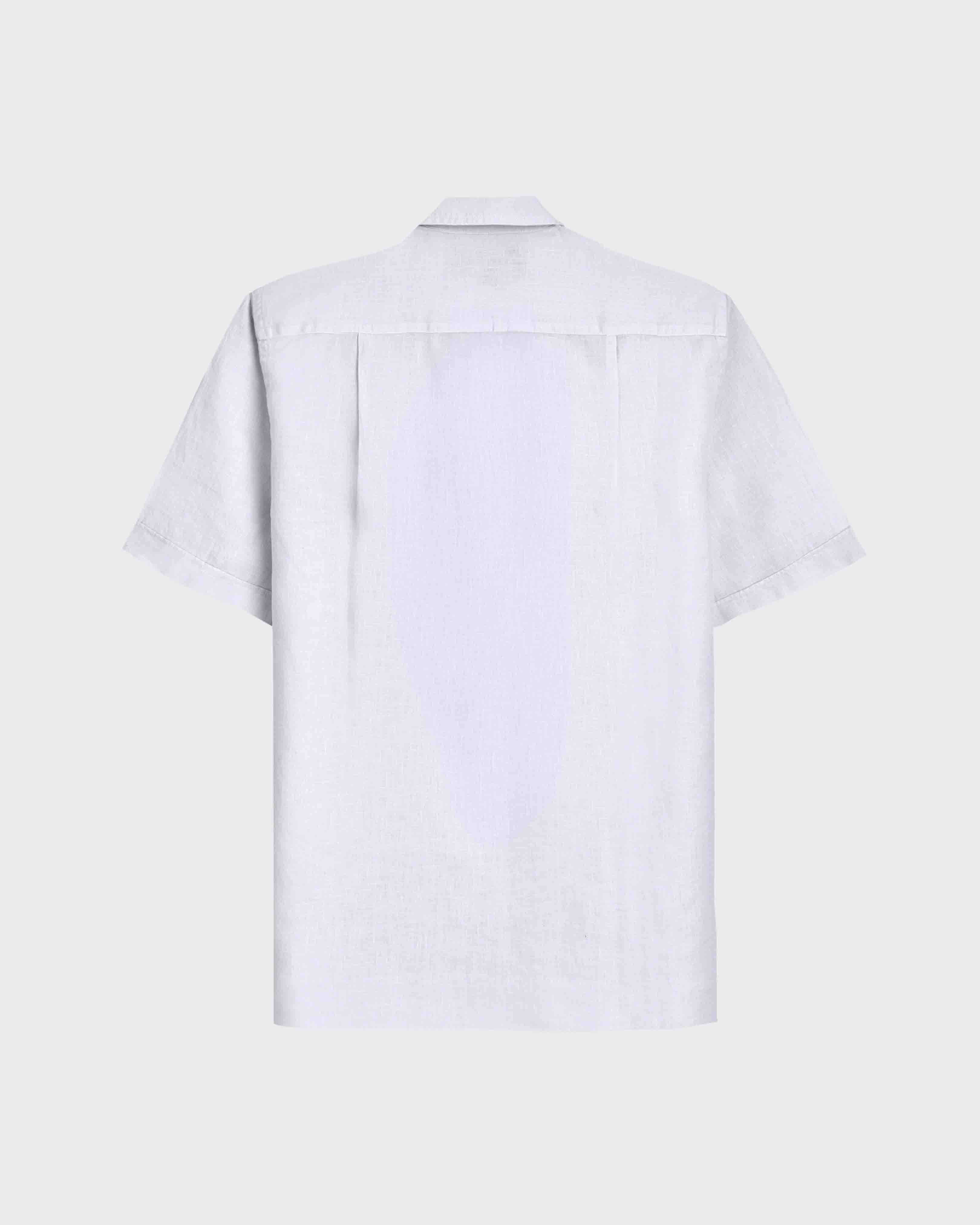 Linen Shirt Solid - White Website | RBSDU102 / Vilebrequin US