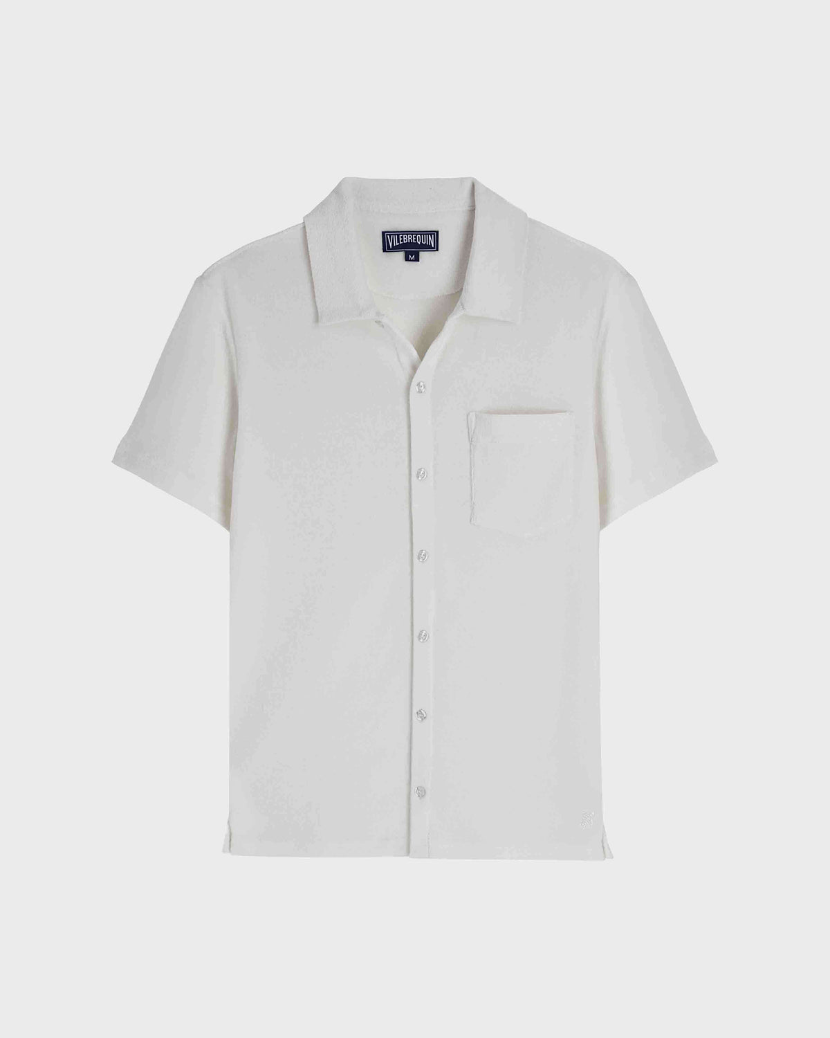 Cotton Bowling Shirt Solid - Beige Chalk Shirt / Vilebrequin Online