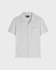 Cotton Bowling Shirt Solid - Beige Chalk Shirt / Vilebrequin Online