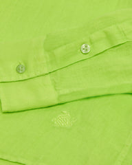 Linen Shirt Solid - Green Acide / Vilebrequin New