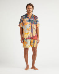 Linen Bowling Shirt Voiles de Pin - Yellow Corn / Vilebrequin Online