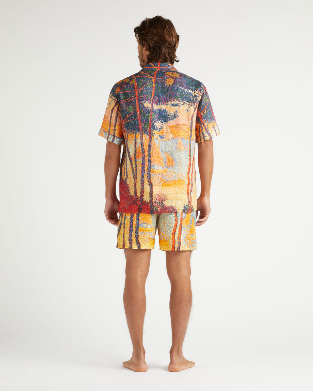 Linen Bowling Shirt Voiles de Pin - Yellow Corn / Vilebrequin Online
