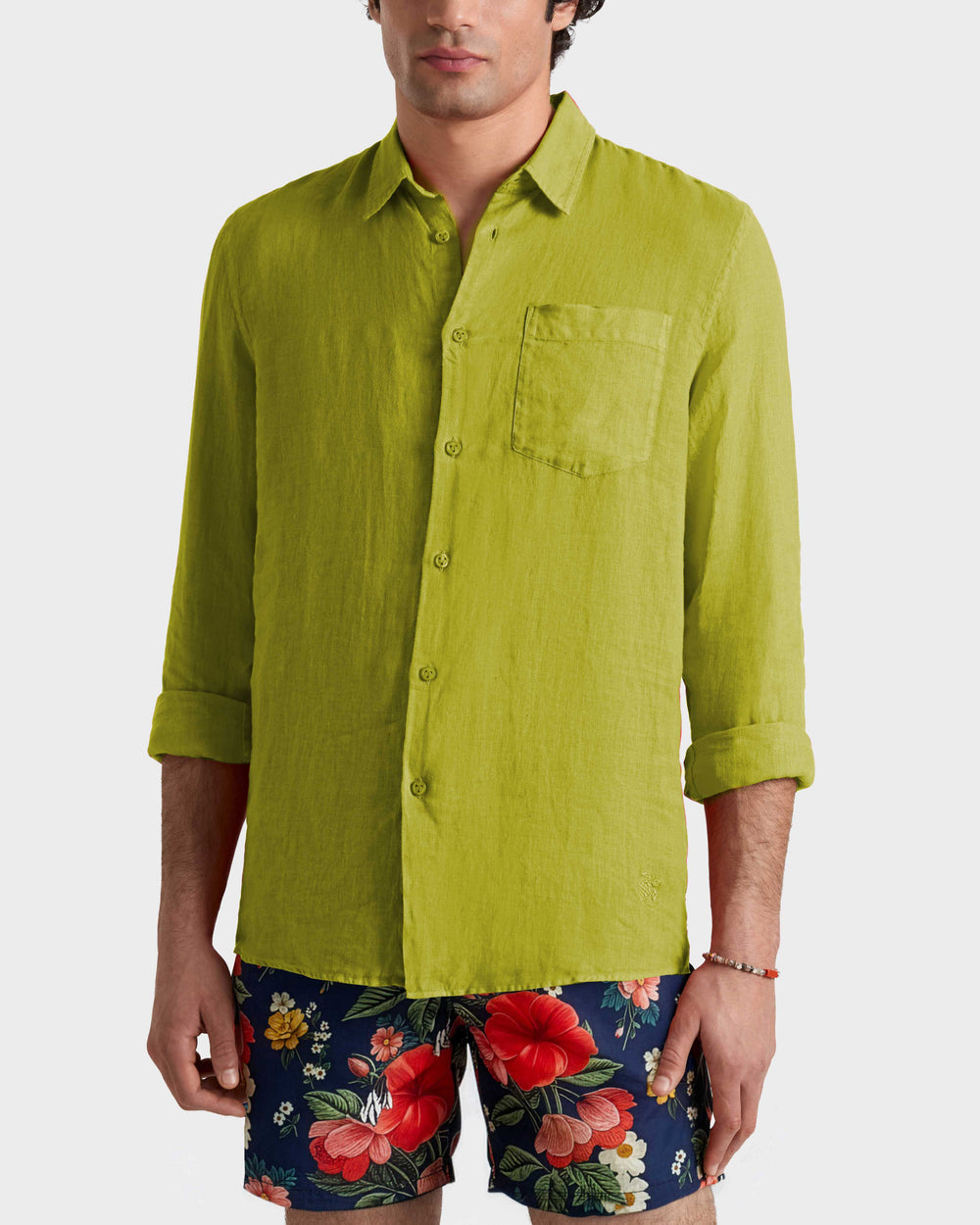 Linen Shirt Solid / Vilebrequin On sale