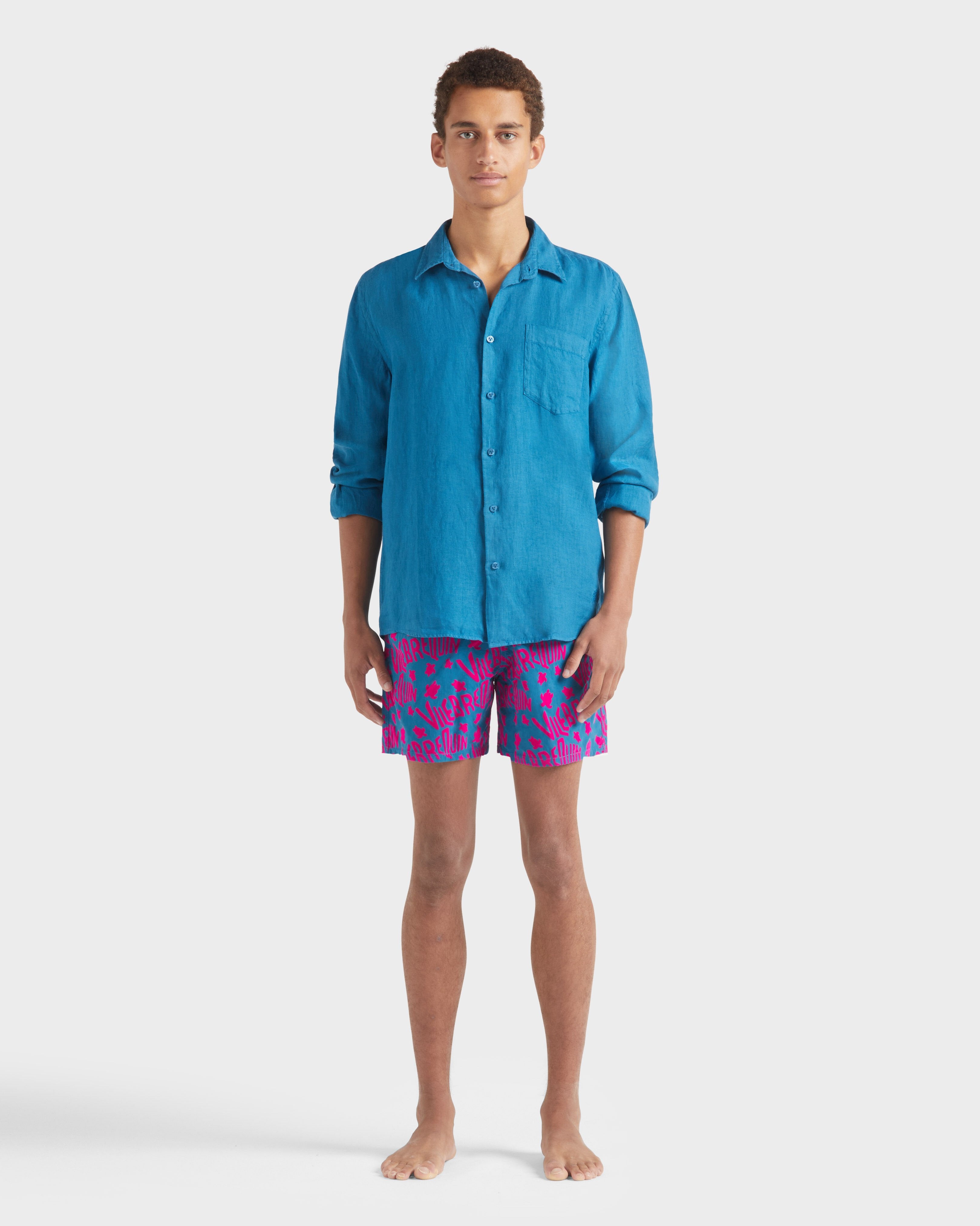 Linen Shirt Solid | Site Vilebrequin | CRSH9U10 / Vilebrequin On sale