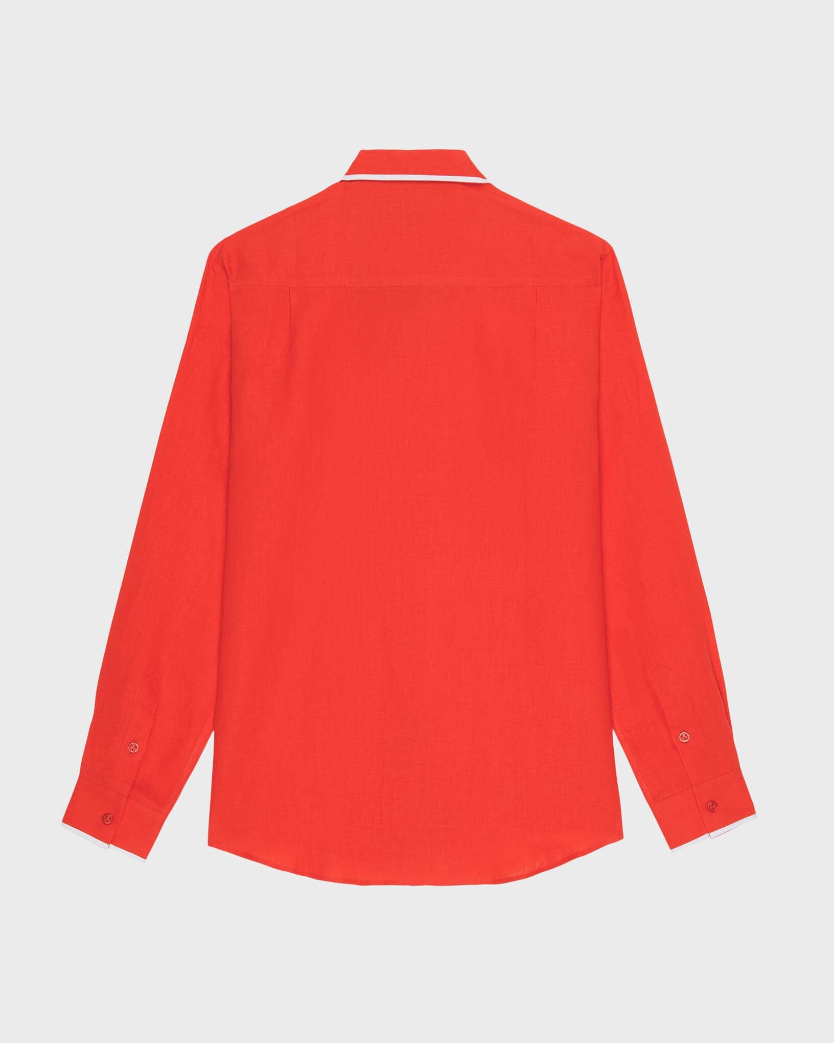 Linen Shirt VBQ Line - Poppy red / Vilebrequin For sale
