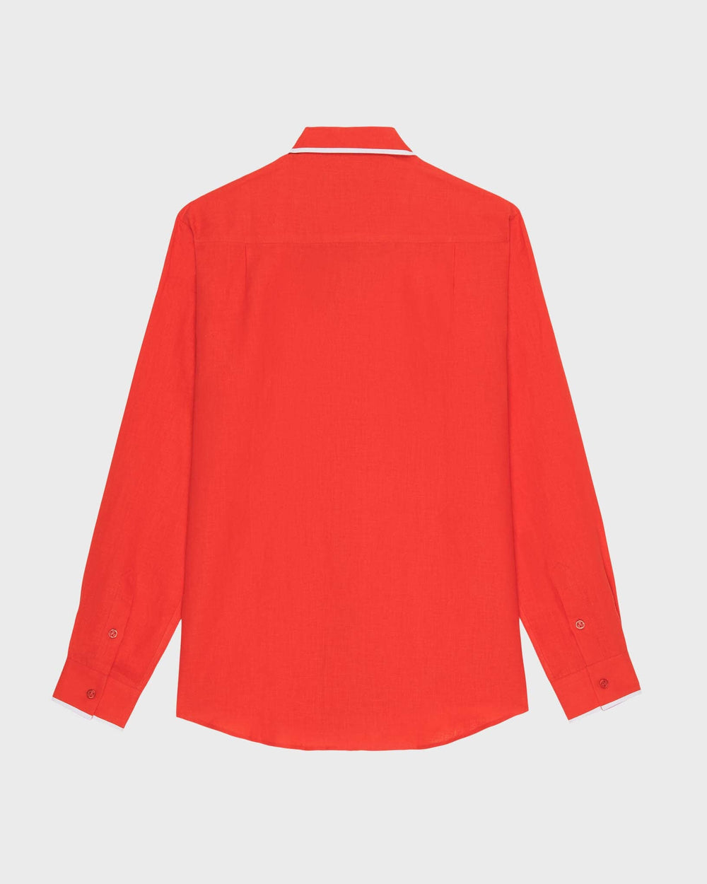 Linen Shirt VBQ Line - Poppy red / Vilebrequin For sale
