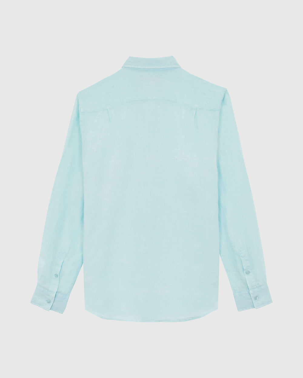 Linen Shirt Natural dye - Blue Pacific / Vilebrequin Discount