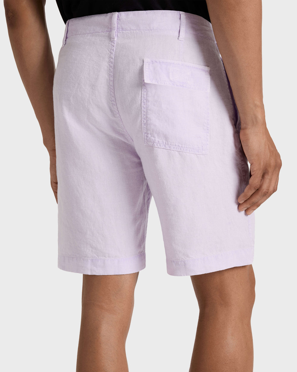 Mineral Dye Linen Bermuda Shorts - Purple Kunzite / Vilebrequin New