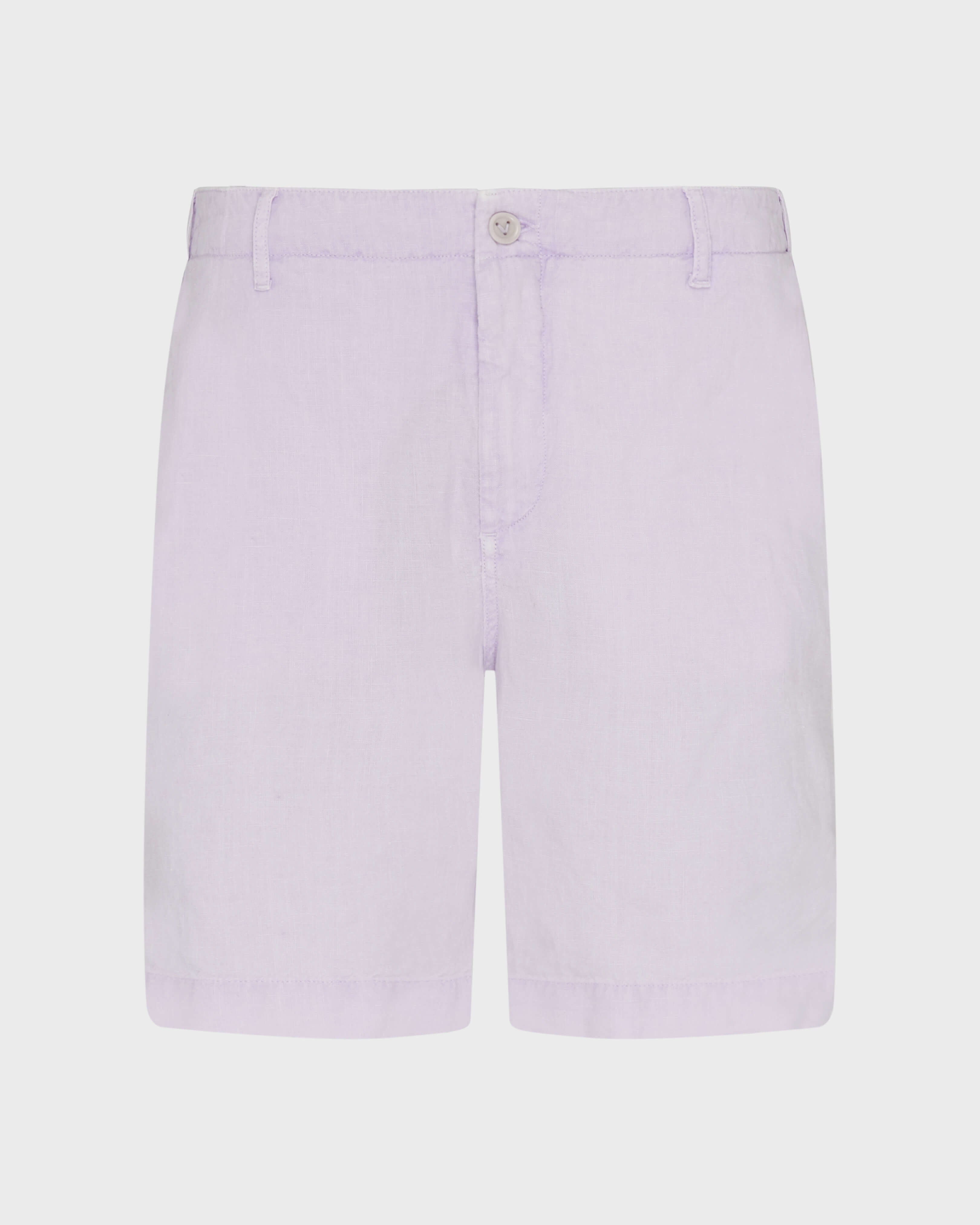 Mineral Dye Linen Bermuda Shorts - Purple Kunzite / Vilebrequin New