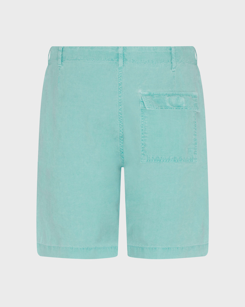 Mineral Dye Linen Bermuda Shorts - Green Aventurine / Vilebrequin Online