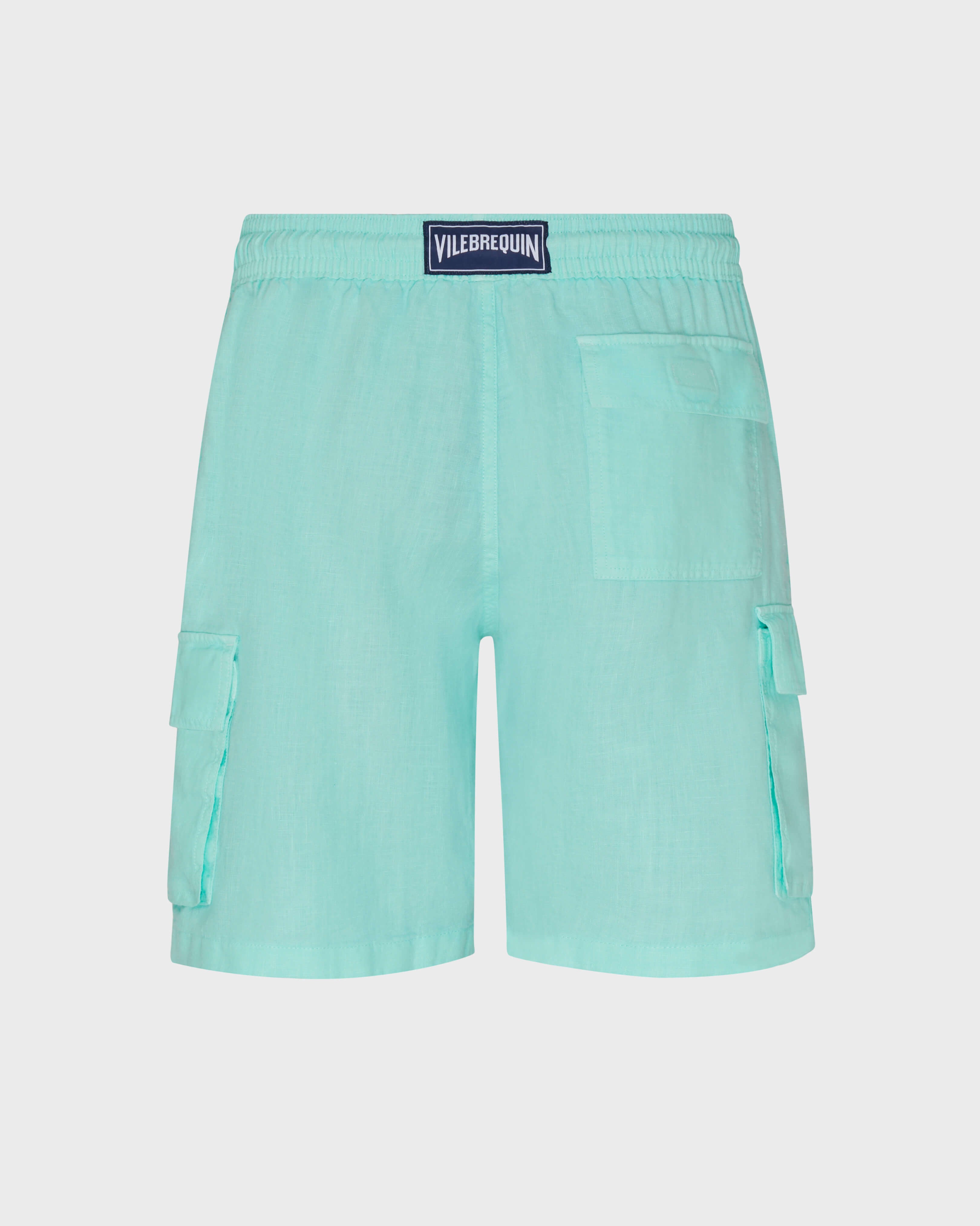 Linen Bermuda Shorts Cargo Pockets | Site Vilebrequin | BAIU3U01 / Vilebrequin On sale