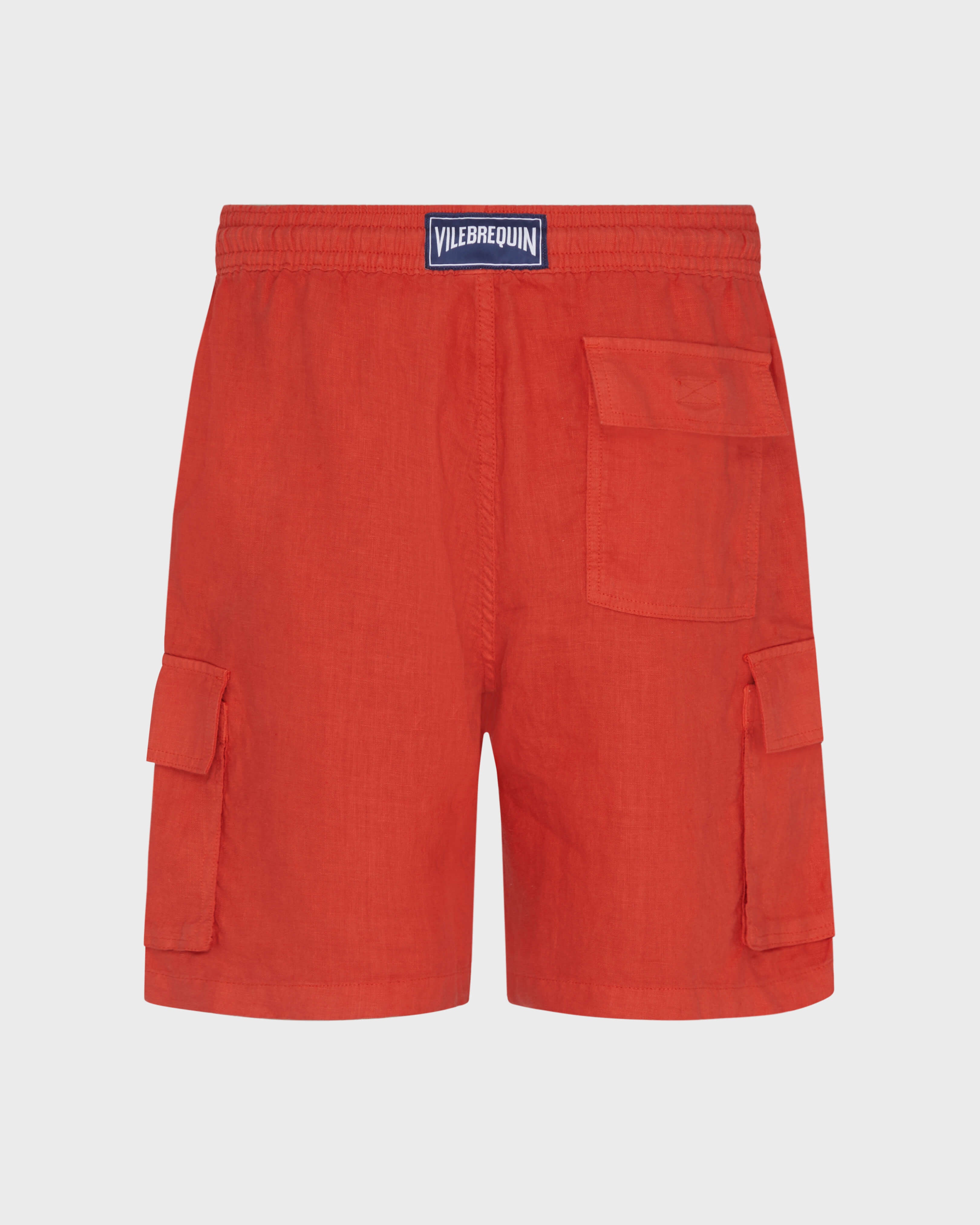 Linen Bermuda Shorts Cargo Pockets | Site Vilebrequin | BAIU3U01 / Vilebrequin For sale