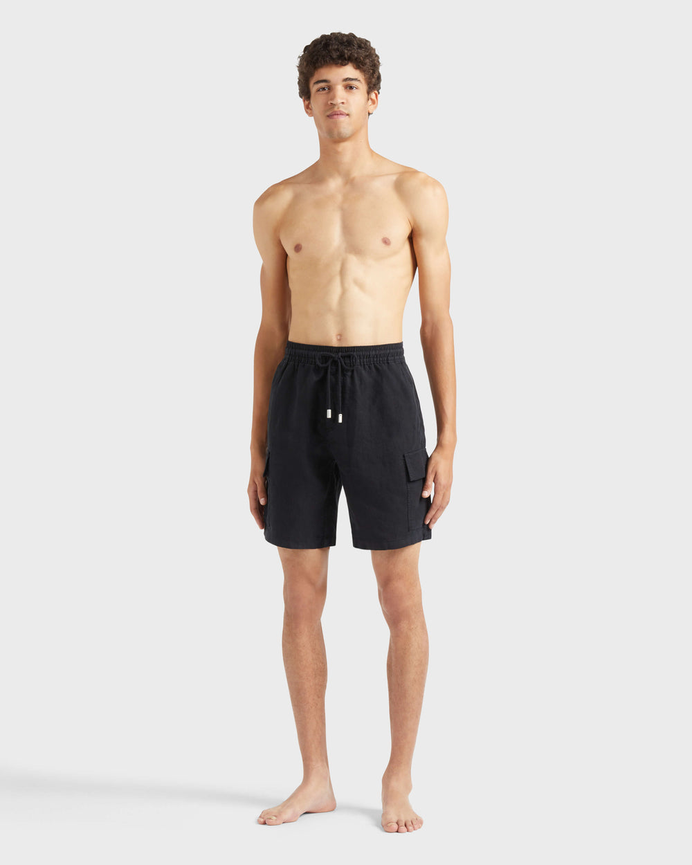 Linen Bermuda Shorts Cargo Pockets | Site Vilebrequin | BAIU3U01 / Vilebrequin Outlet