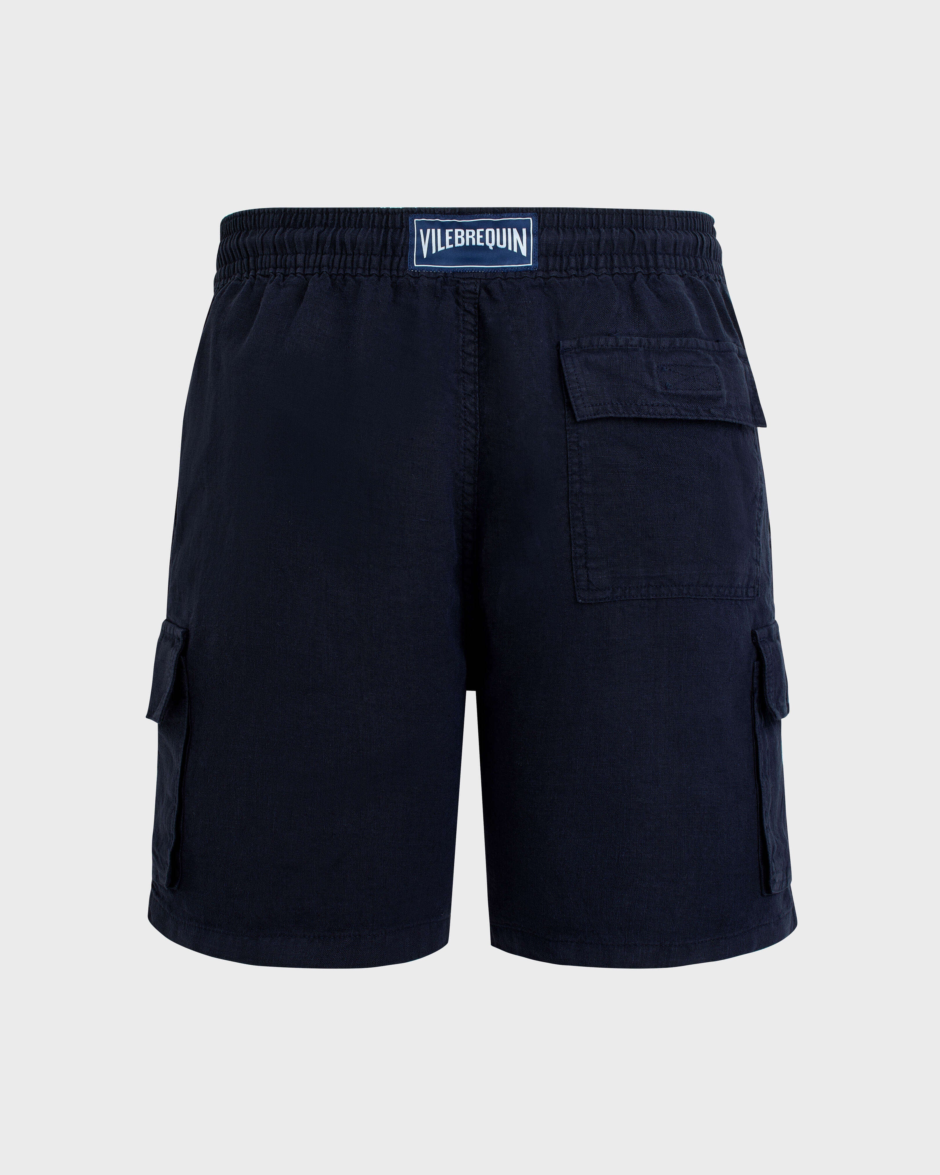 Linen Bermuda Shorts Cargo Pockets | Site Vilebrequin | BAIU3U01 / Vilebrequin US