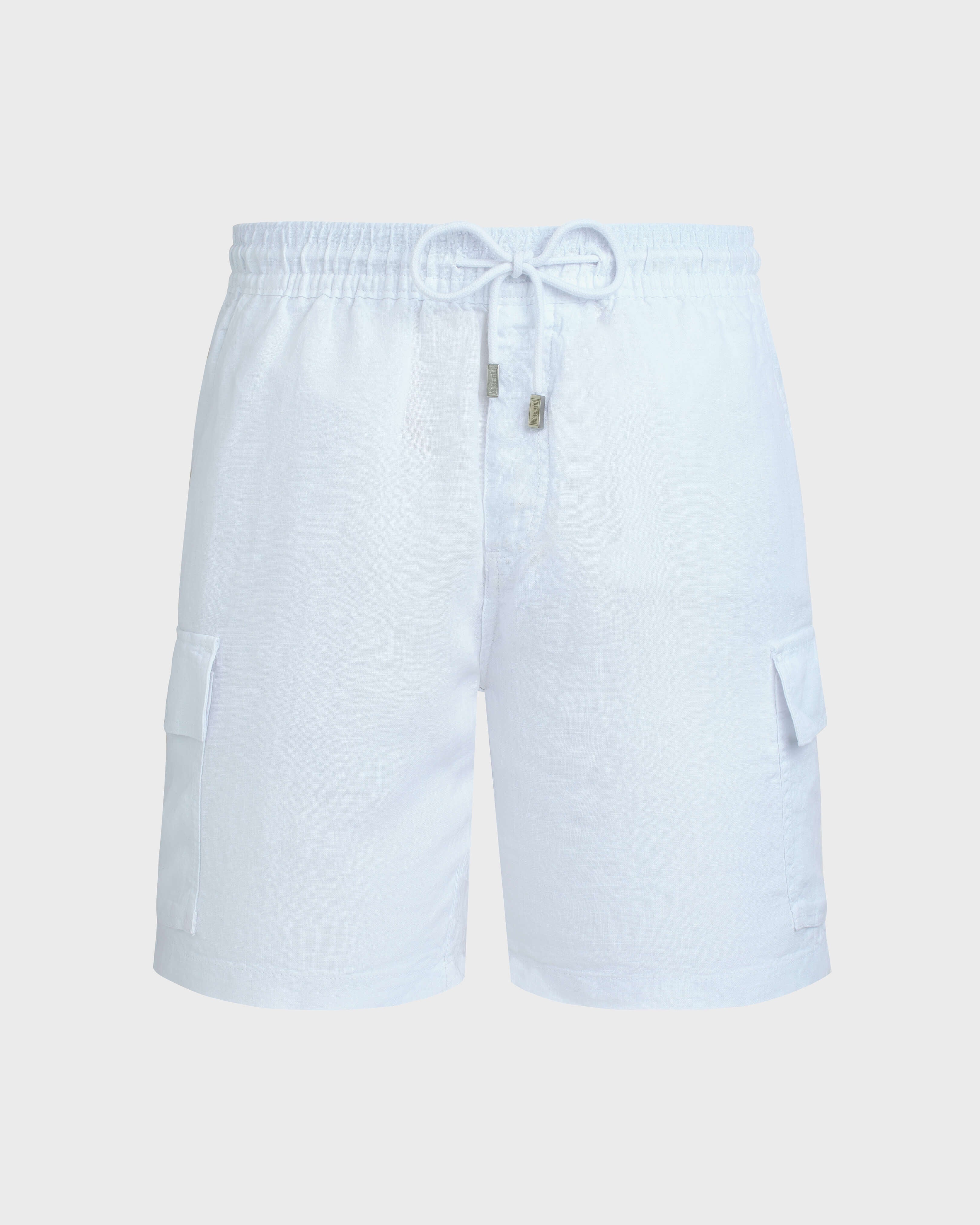 Linen Bermuda Shorts Cargo Pockets | Site Vilebrequin | BAIU3U01 / Vilebrequin For sale