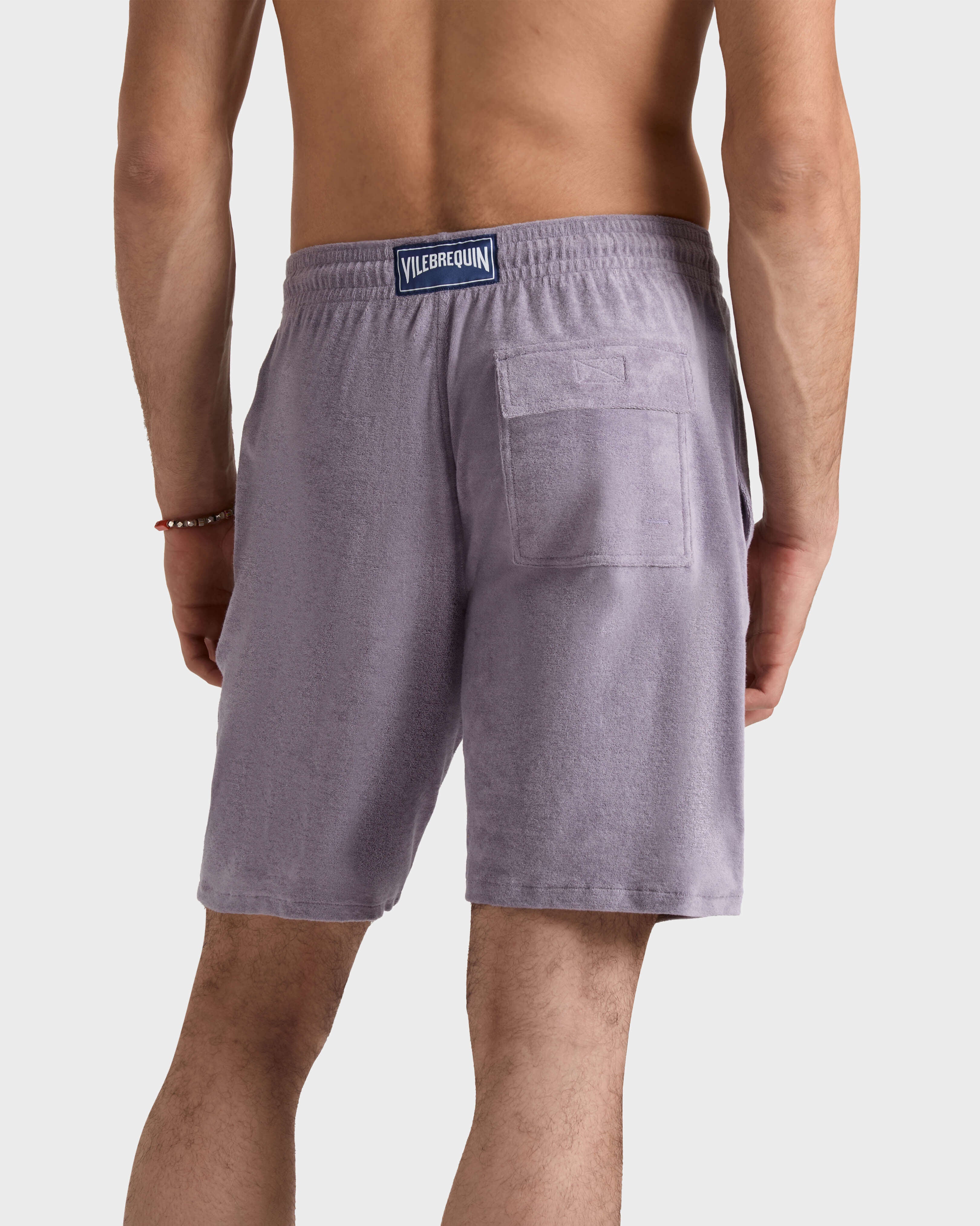 Terry Bermuda Shorts Solid - Purple Ouragan / Vilebrequin Discount