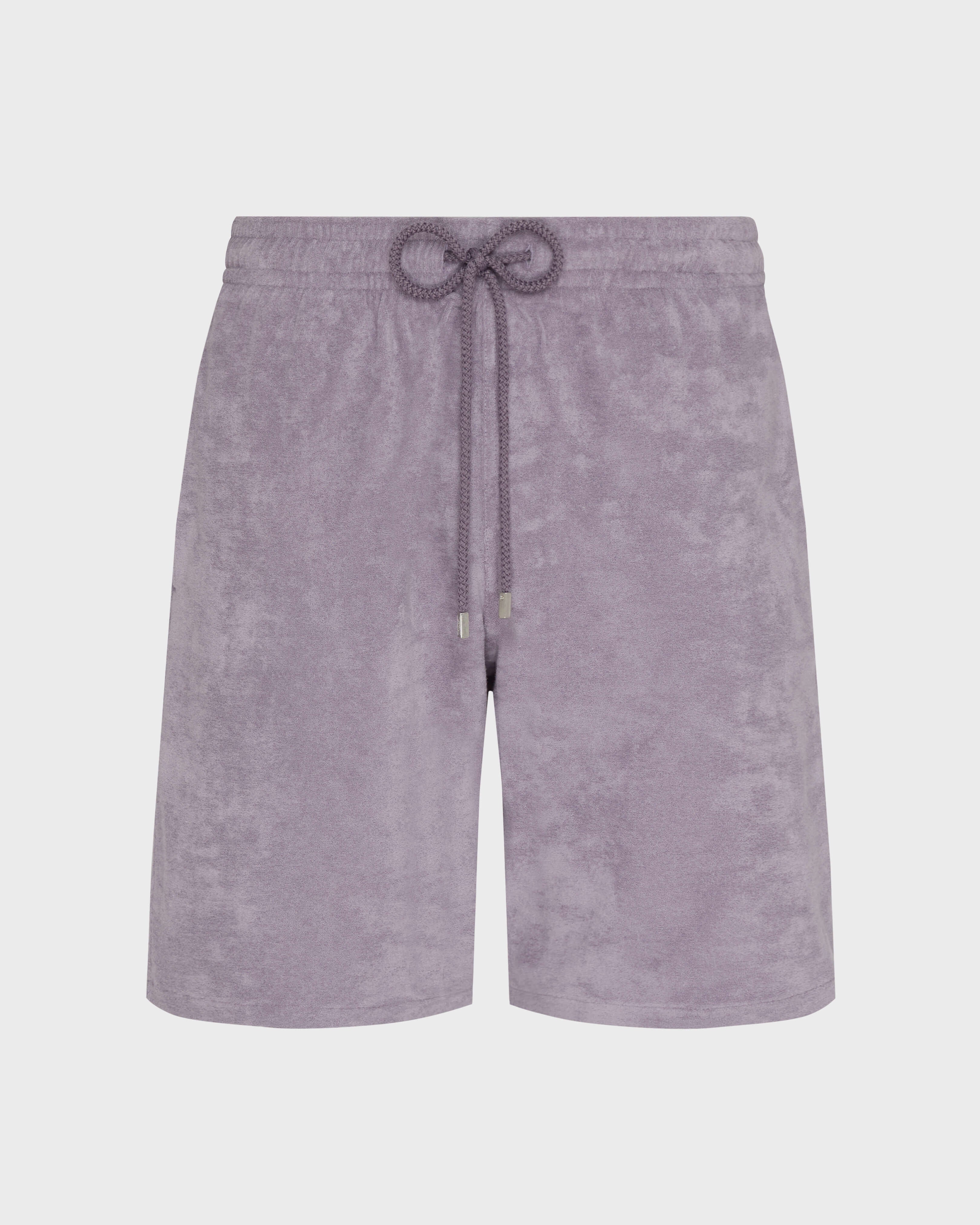 Terry Bermuda Shorts Solid - Purple Ouragan / Vilebrequin Discount