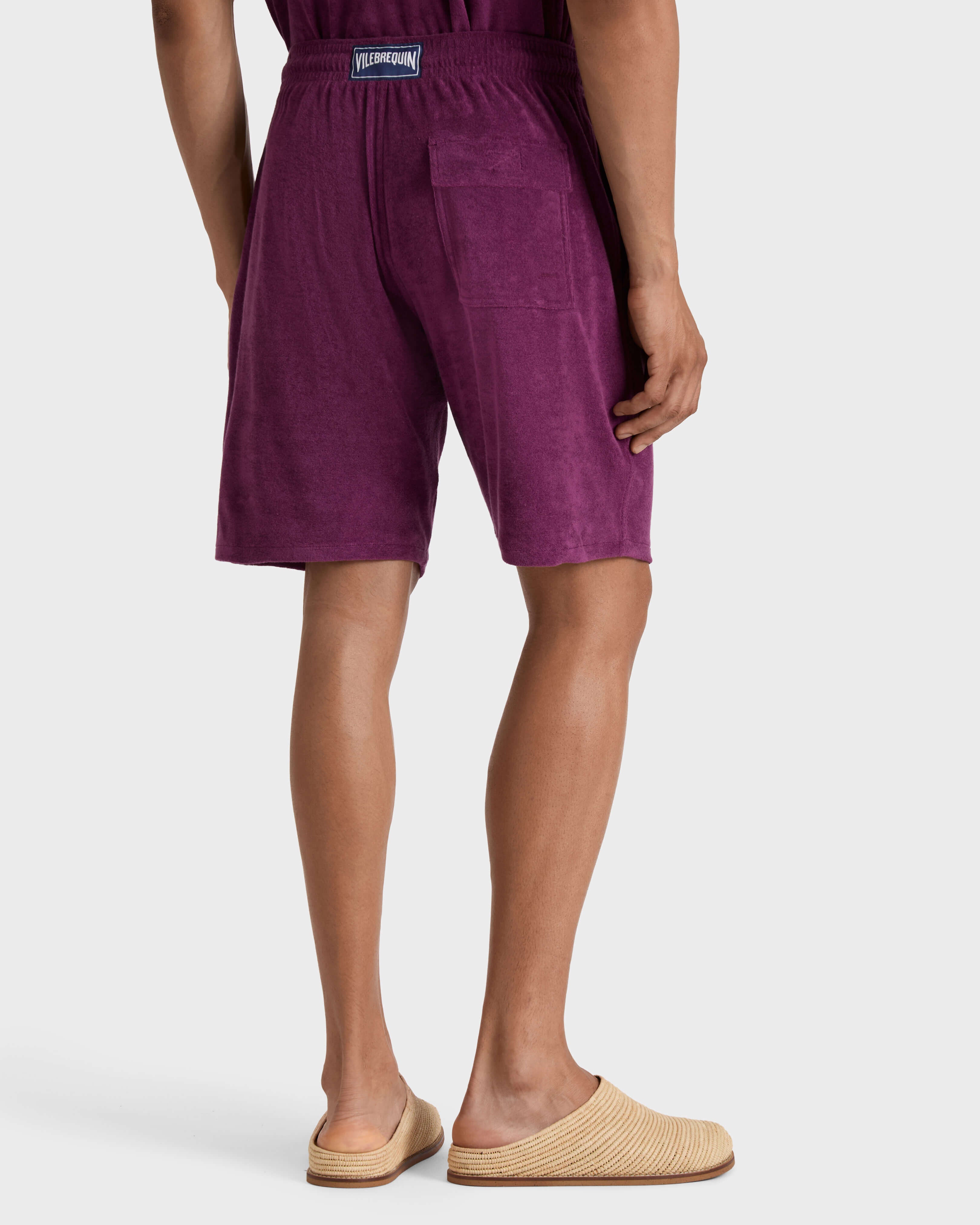 Terry Bermuda Shorts Solid - Purple Kerala / Vilebrequin Outlet