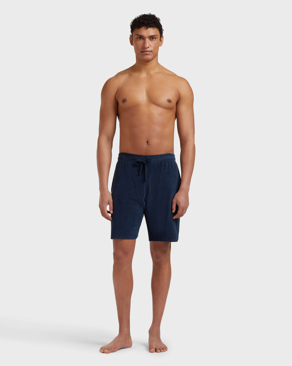 Terry Bermuda Shorts Solid - Blue Navy / Vilebrequin On sale