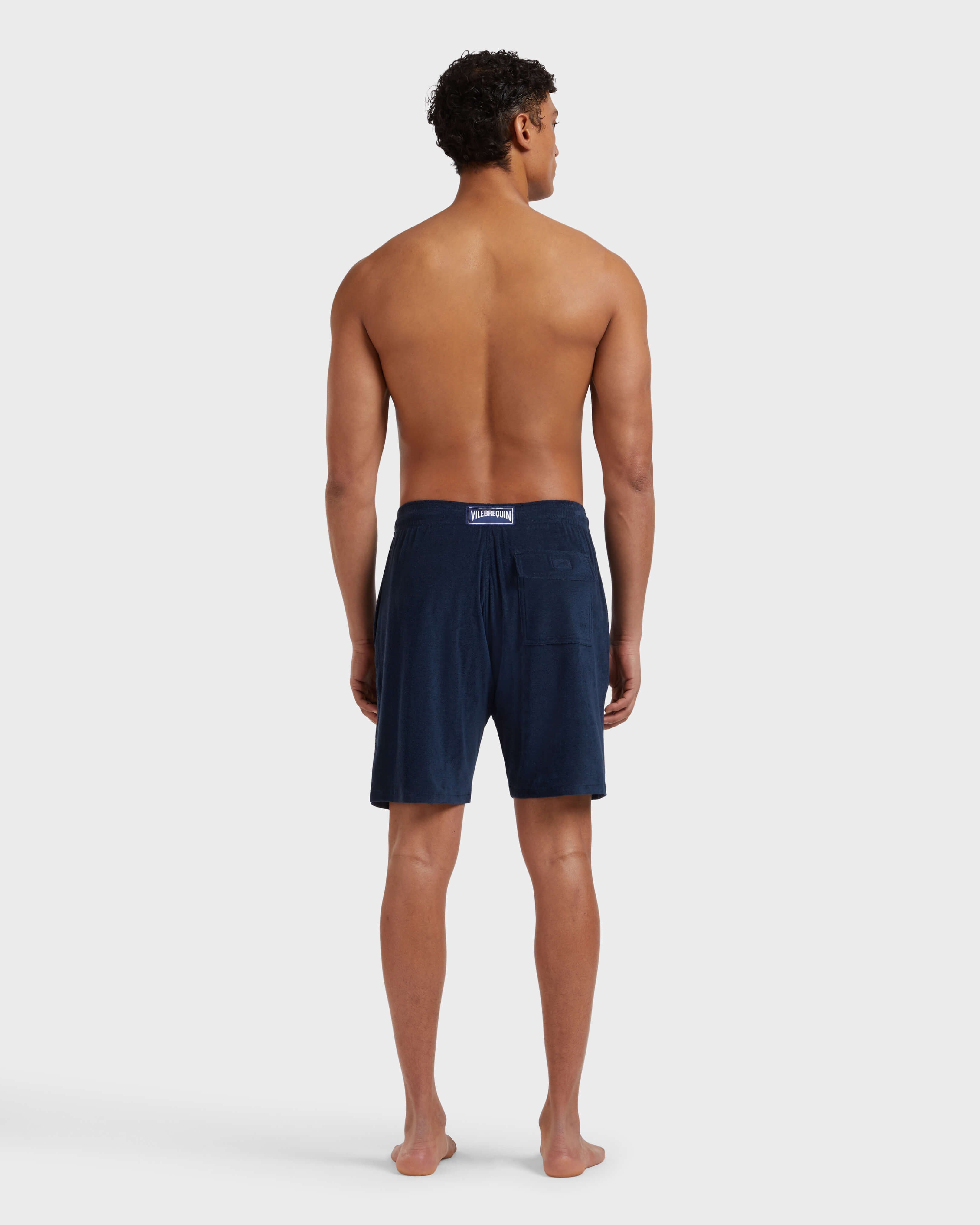 Terry Bermuda Shorts Solid - Blue Navy / Vilebrequin On sale
