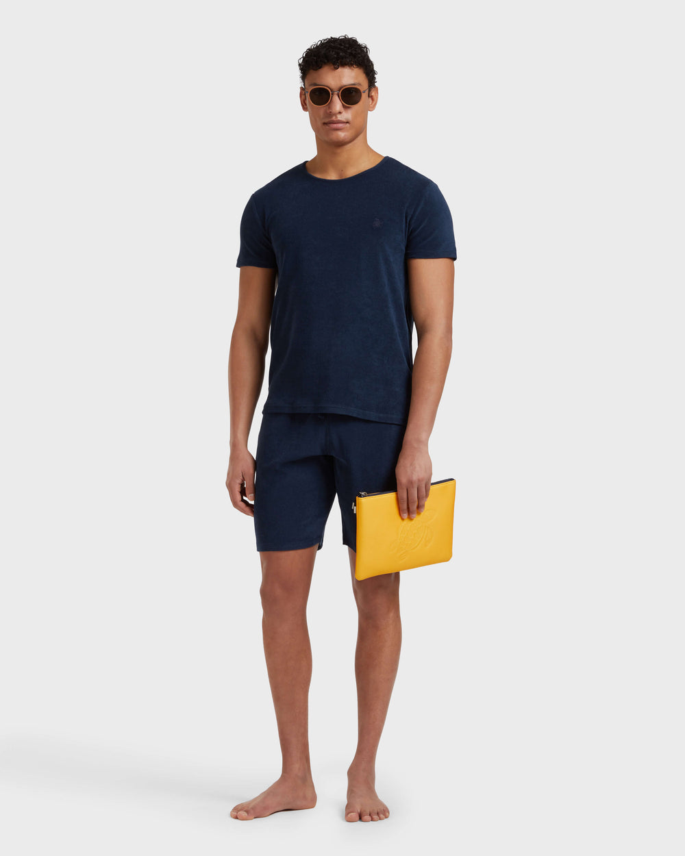 Terry Bermuda Shorts Solid - Blue Navy / Vilebrequin On sale