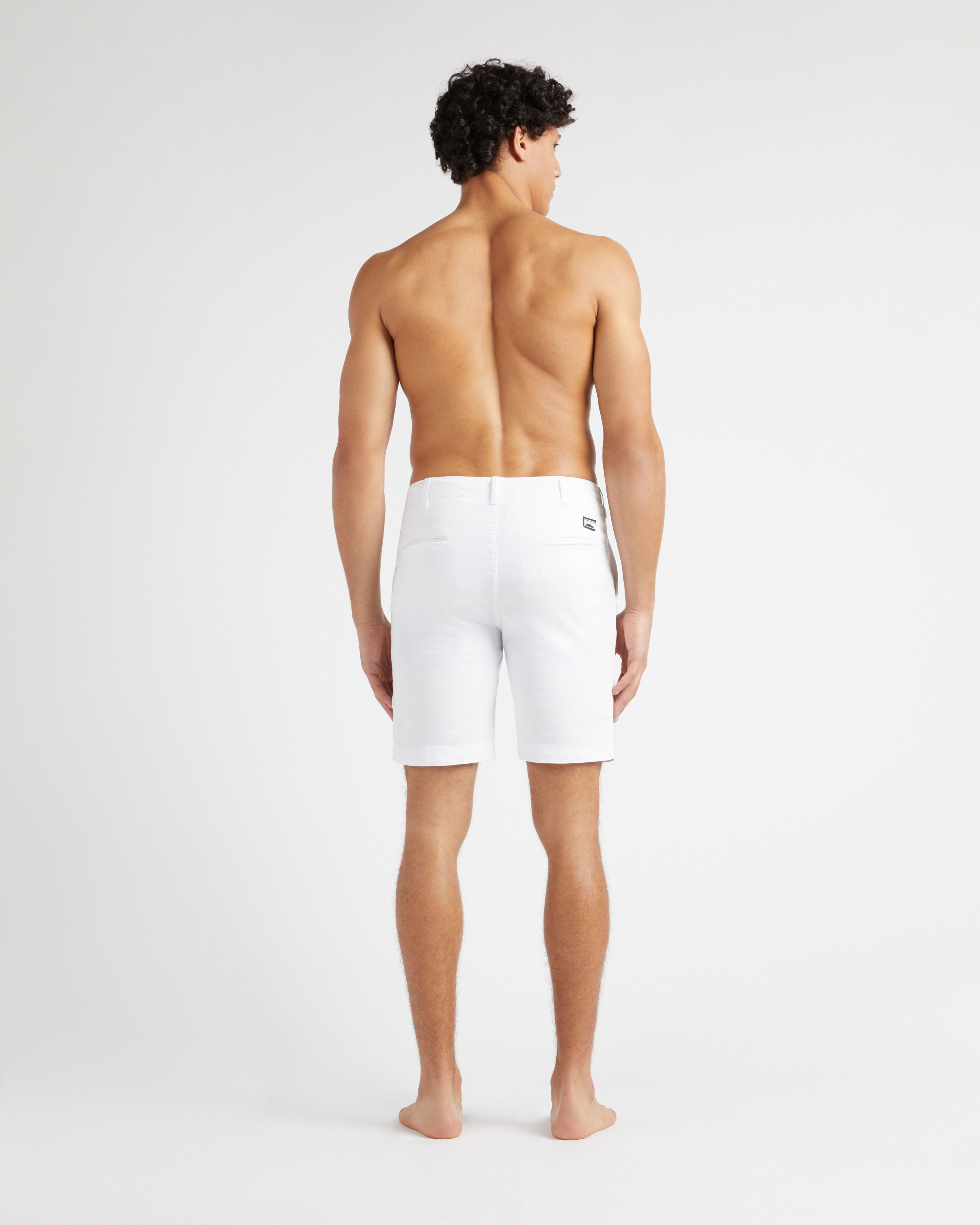 Tencel Bermuda Shorts Solid - White Shorts / Vilebrequin Outlet