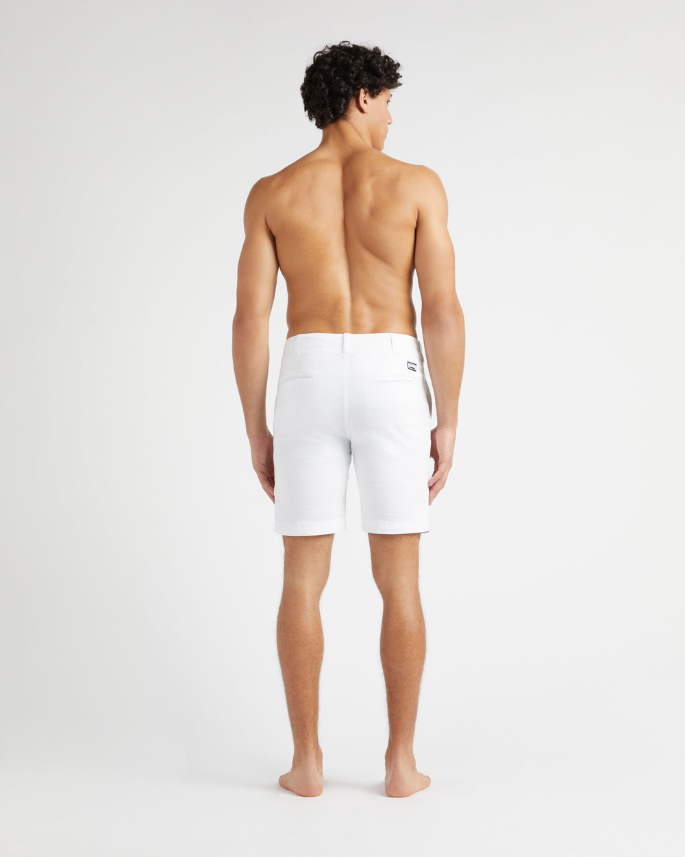 Tencel Bermuda Shorts Solid - White Shorts / Vilebrequin Outlet