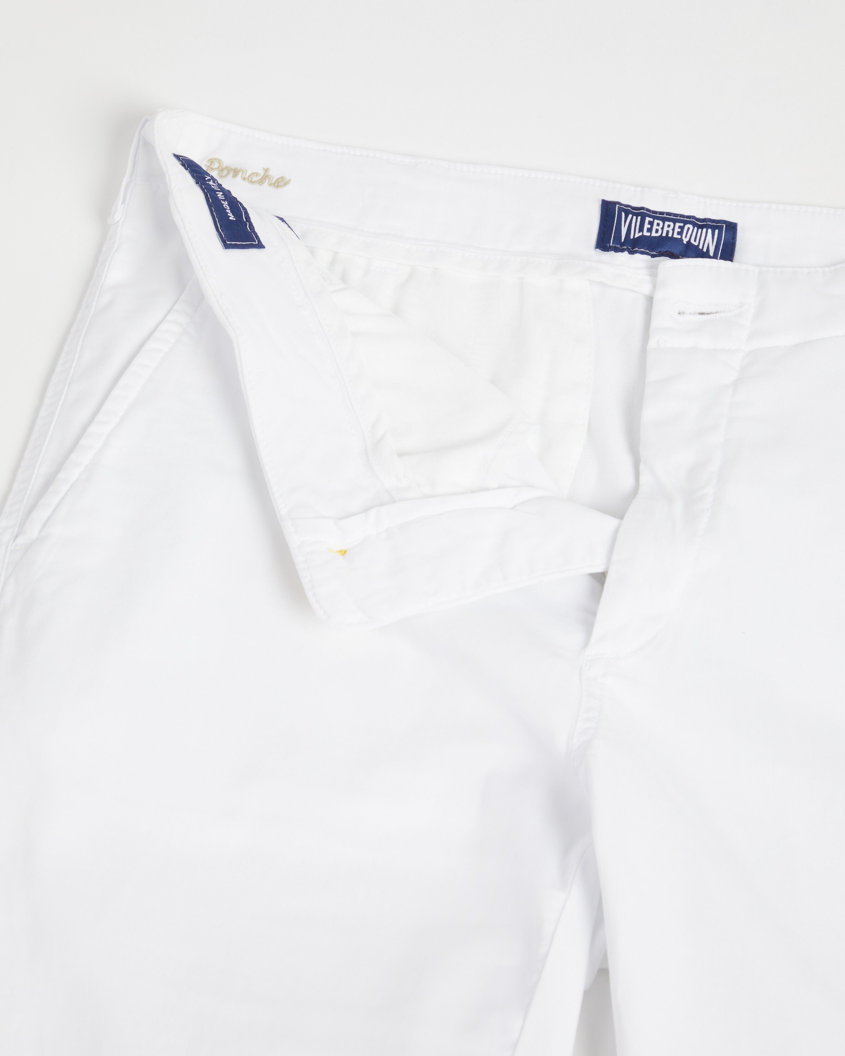 Tencel Bermuda Shorts Solid - White Shorts / Vilebrequin Outlet