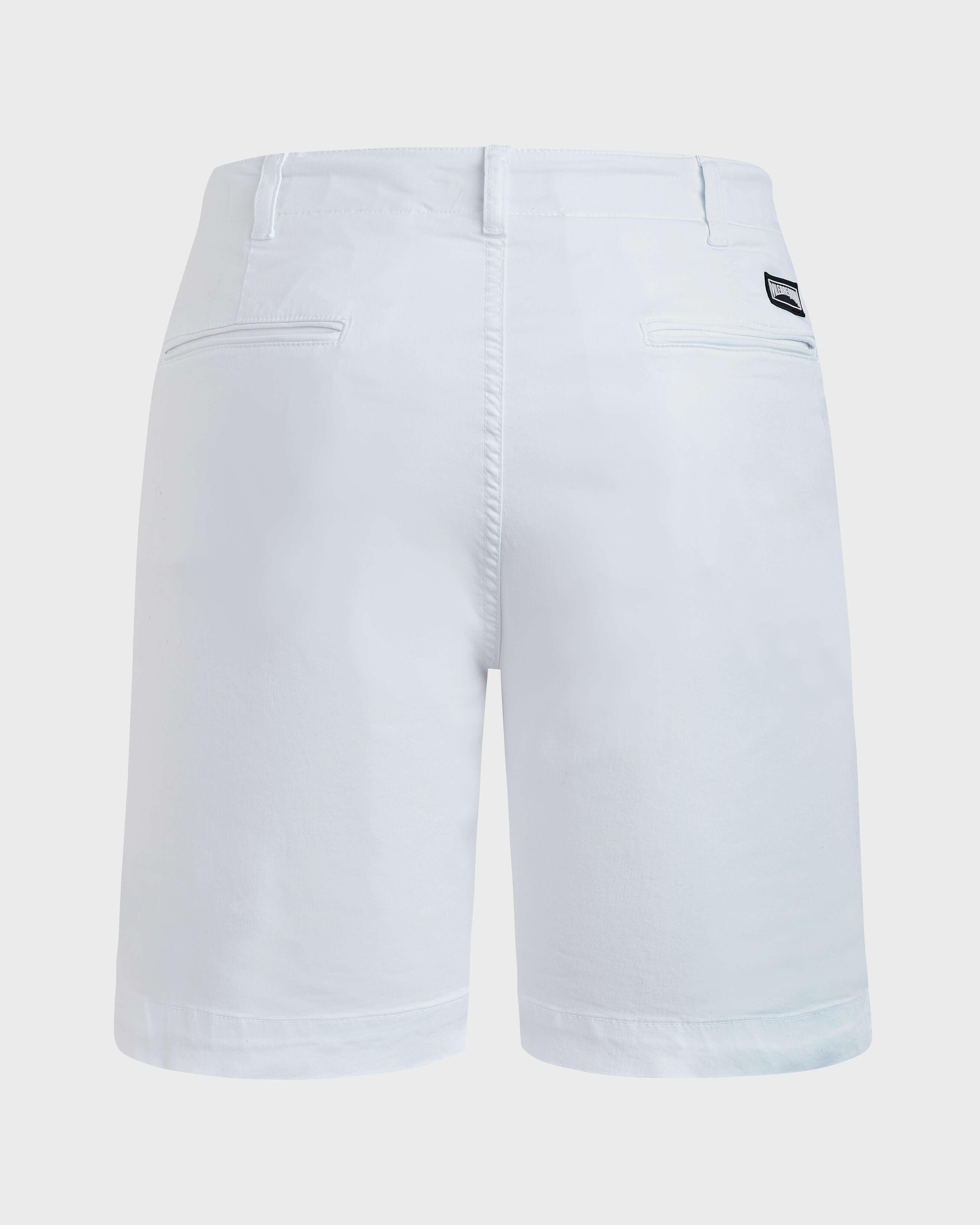 Tencel Bermuda Shorts Solid - White Shorts / Vilebrequin Outlet