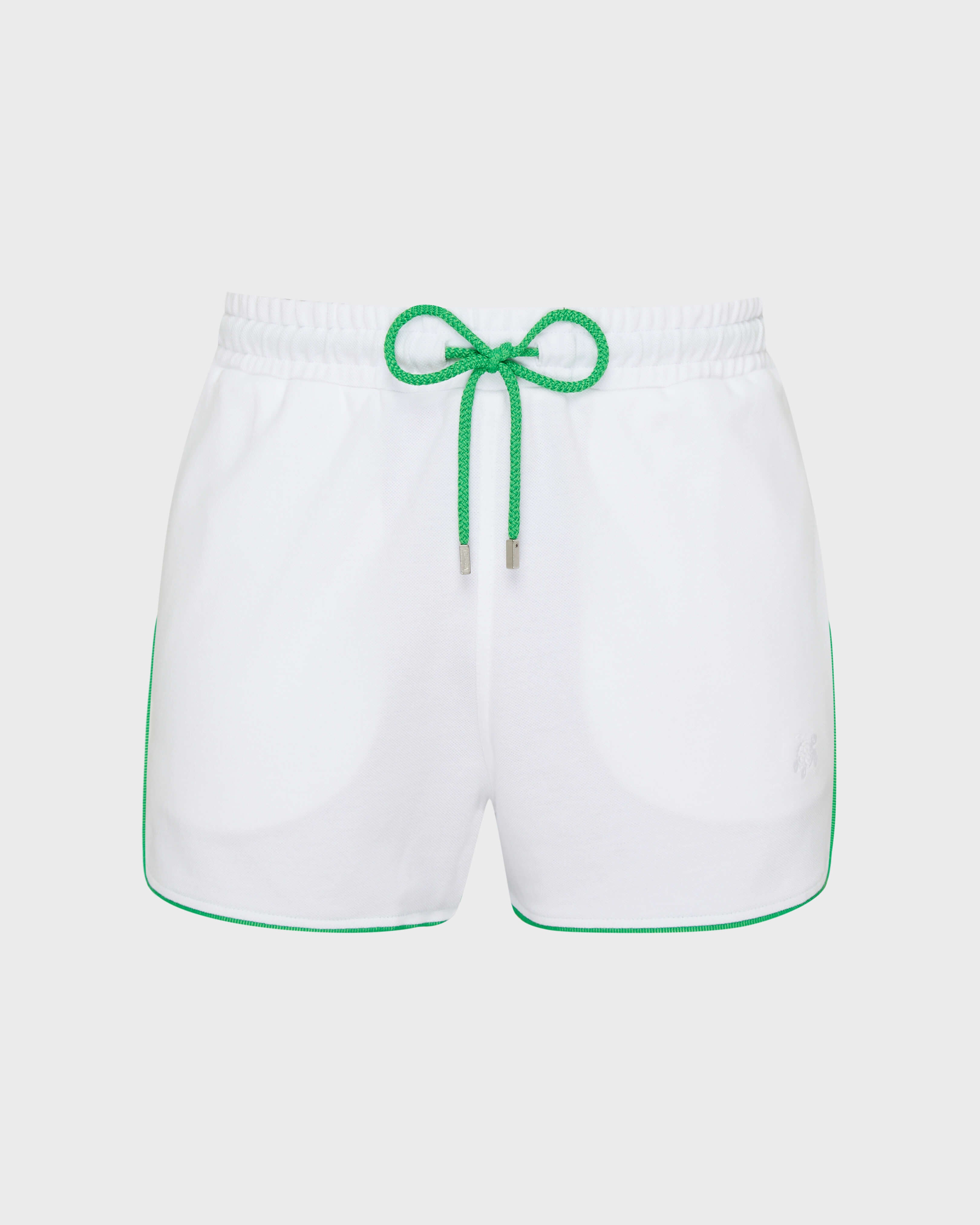 Organic Cotton Bermuda Shorts Vbq Line - White / Vilebrequin US