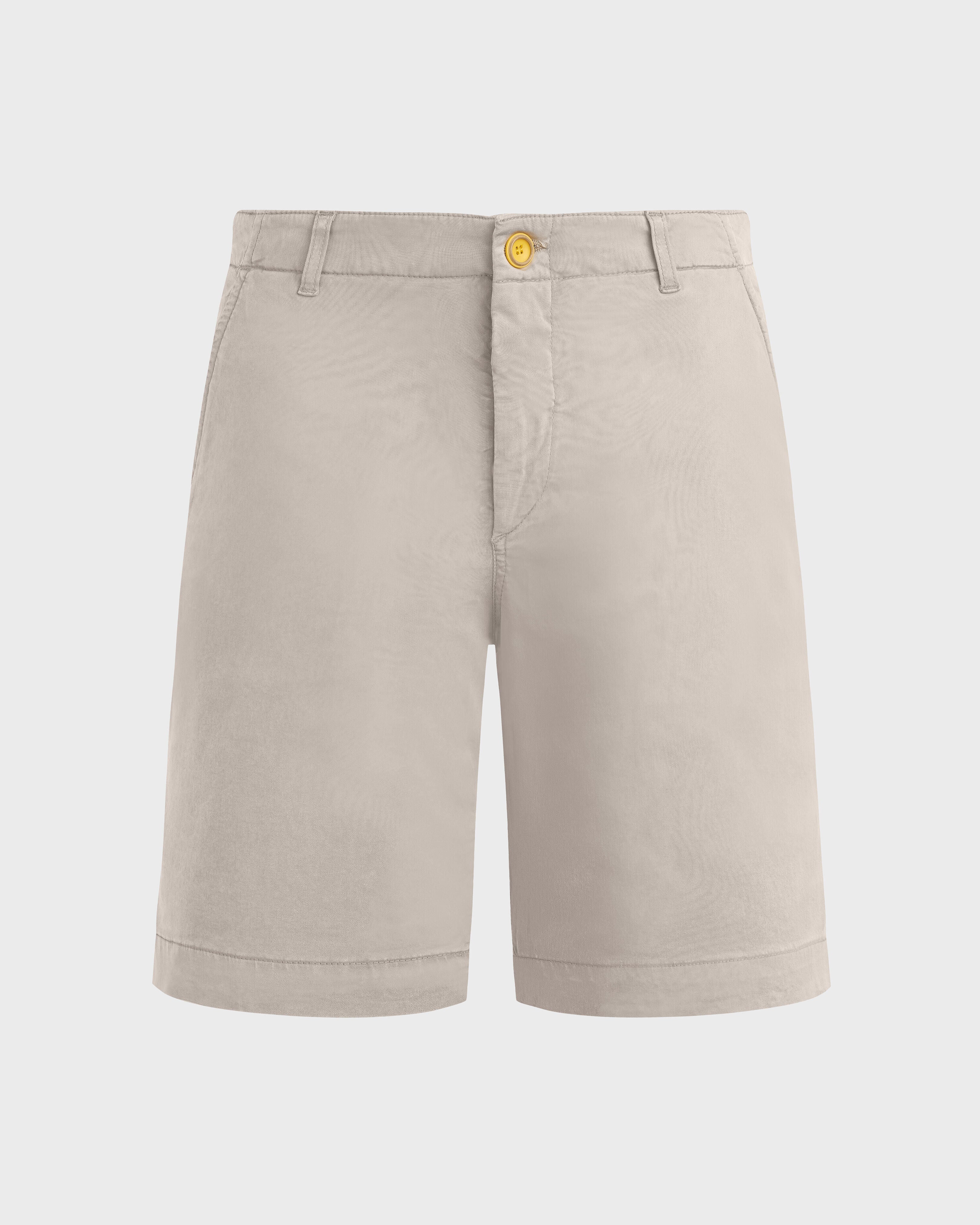 Tencel Gabardine Bermuda Shorts - Beige Hemp / Vilebrequin New