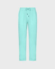 Linen Pants Solid - Green Caribbean / Vilebrequin For sale