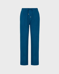 Linen Pants Solid - Blue Peacock / Vilebrequin Discount