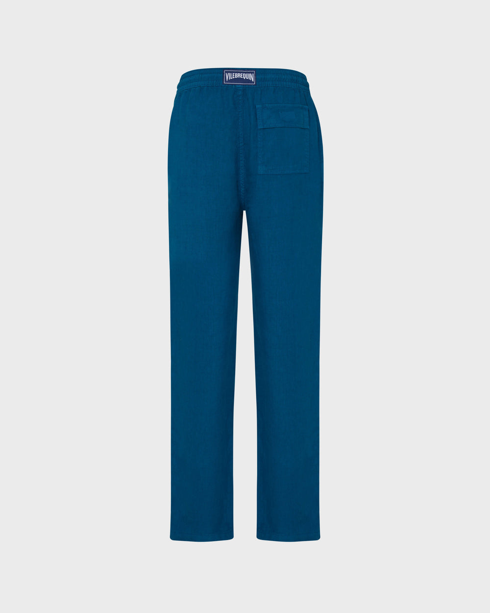 Linen Pants Solid - Blue Peacock / Vilebrequin Discount