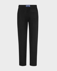 Linen Pants Solid - Black Website | PACP613P / Vilebrequin US