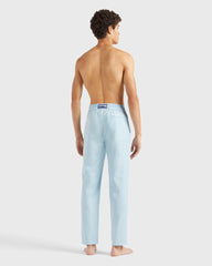 Wool Regular Pants Micro Rayures Tailoring - Blue topaz / Vilebrequin For sale