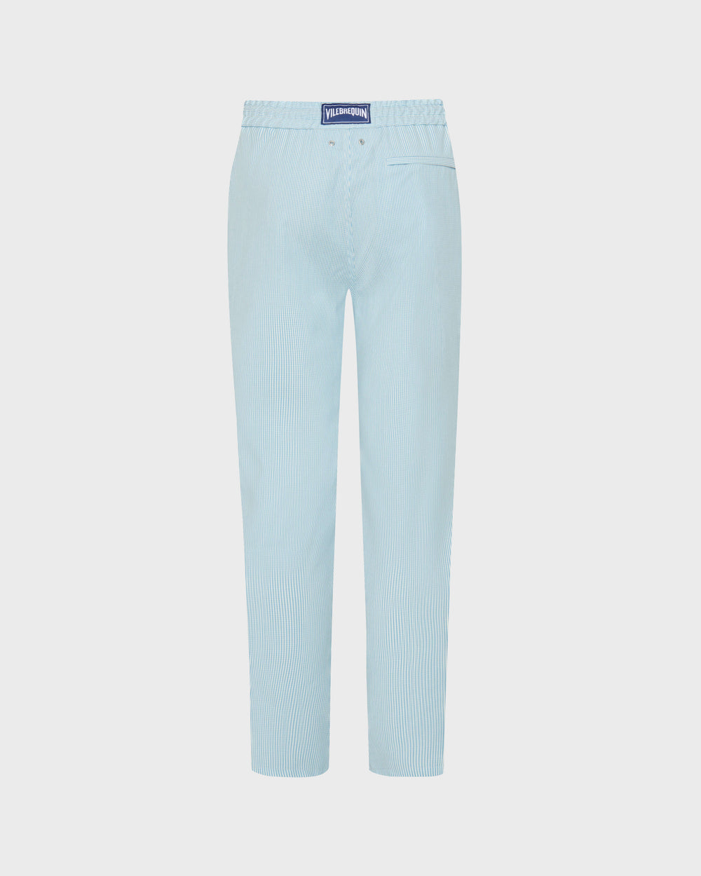 Wool Regular Pants Micro Rayures Tailoring - Blue topaz / Vilebrequin For sale