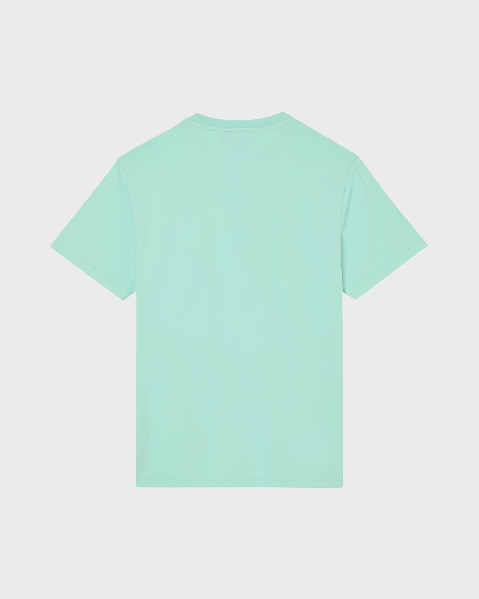 Organic Cotton T-shirt Big Turtle Embroidery - Green Caribbean / Vilebrequin New