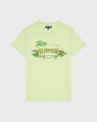 Organic Cotton T-shirt City - Green Macaroon / Vilebrequin Sale