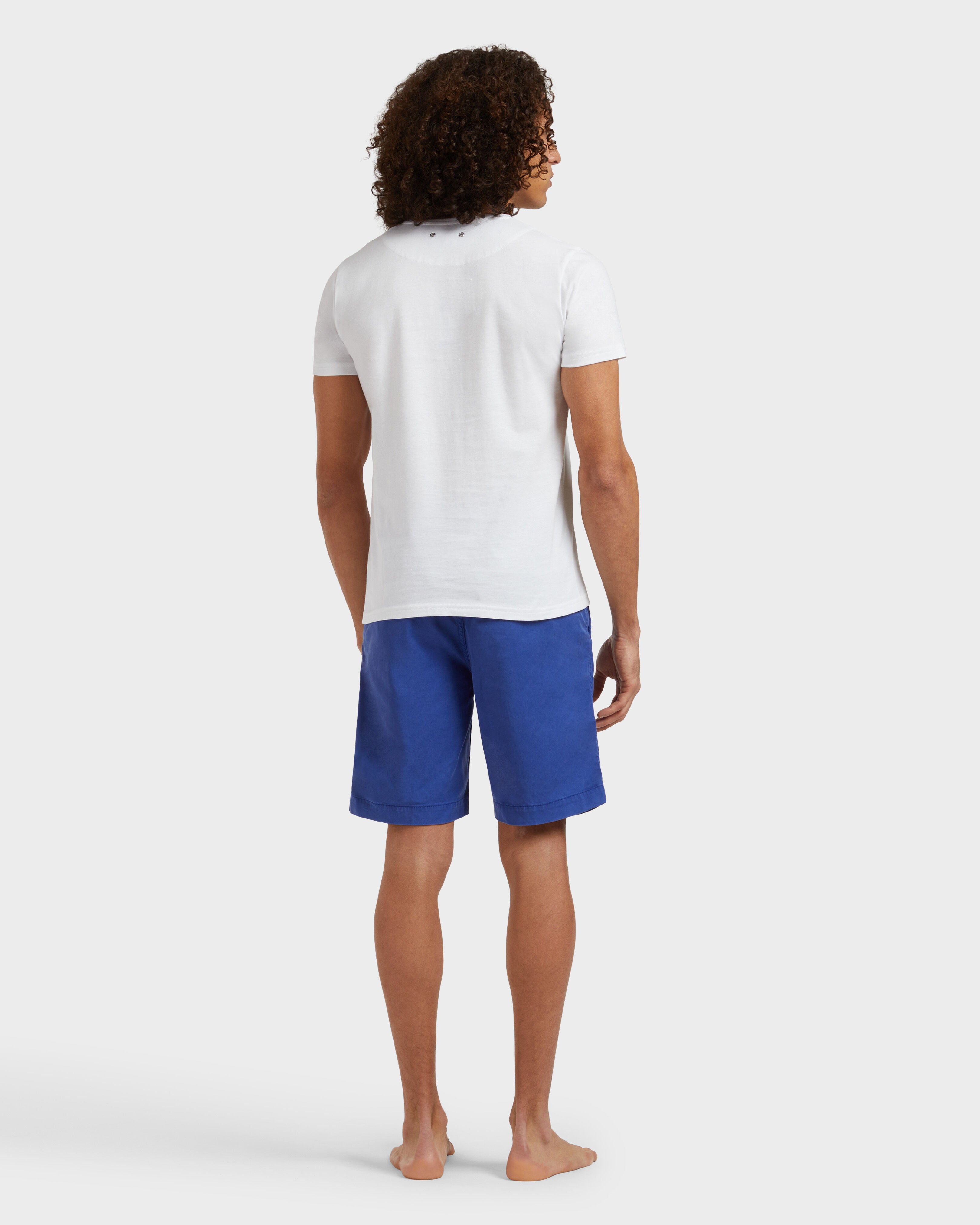 Organic Cotton T-shirt Whales - White / Vilebrequin On sale