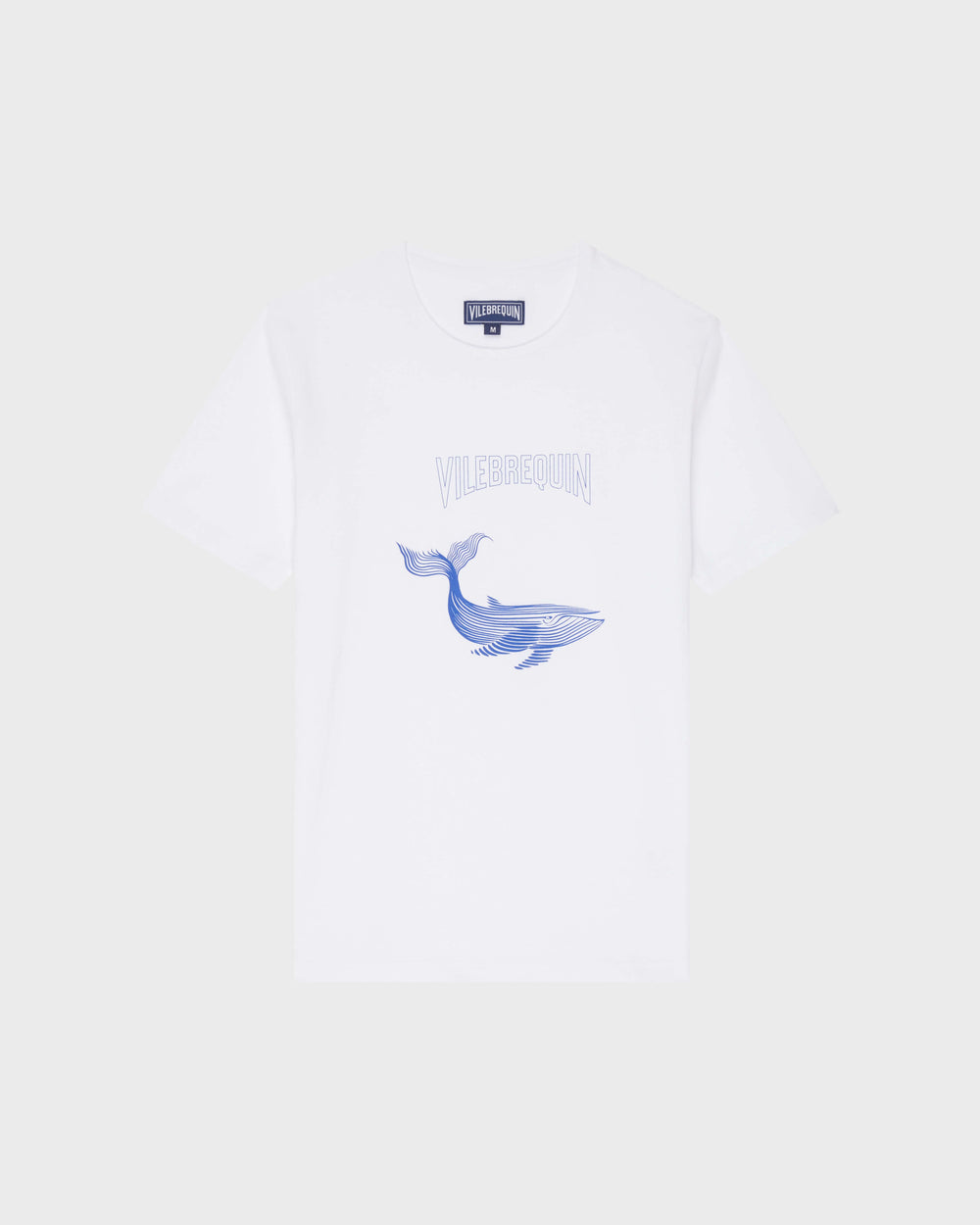 Organic Cotton T-shirt Whales - White / Vilebrequin On sale