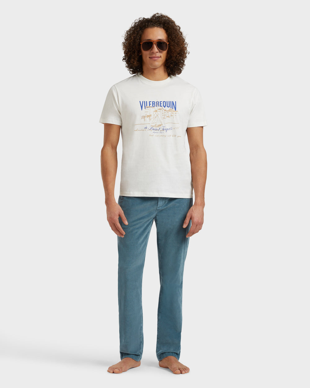T-shirt VBQ Bateau - Off white / Vilebrequin For sale