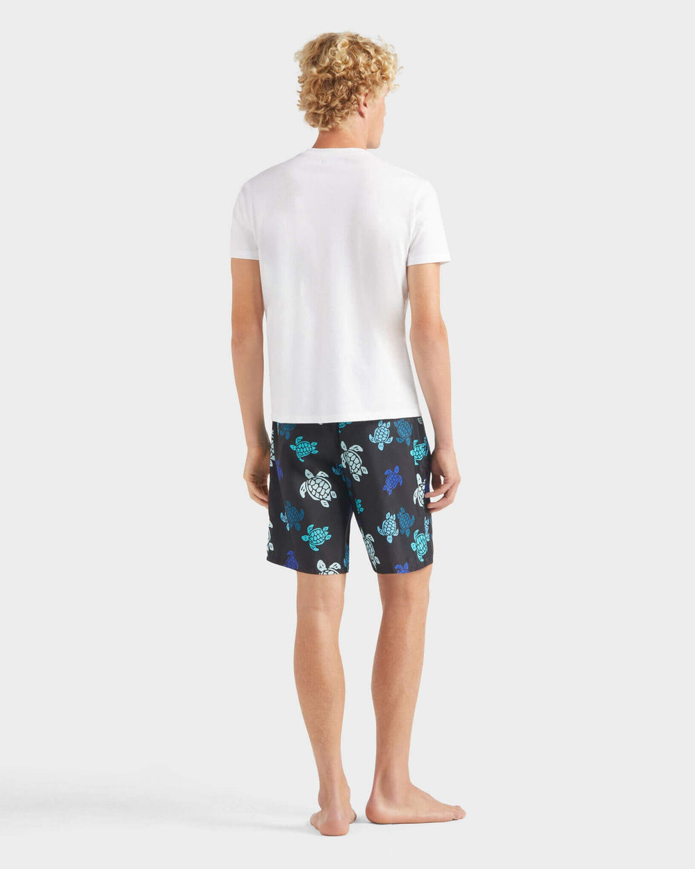 Organic Cotton T-shirt Big Turtle Embroidery - White / Vilebrequin New