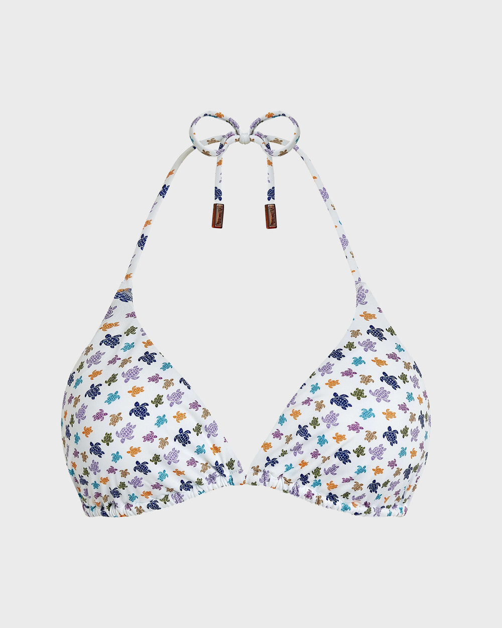Triangle Bikini Top Micro Ronde des Tortues - White / Vilebrequin US