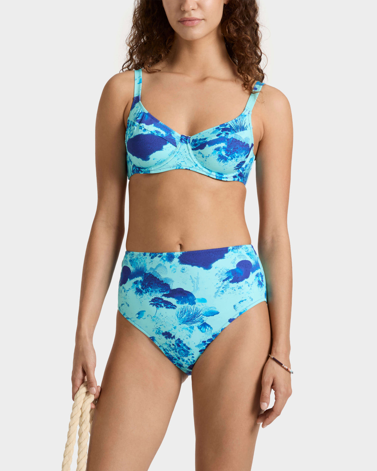 Underwire Bikini Top Coral Reef - Blue Oxygene / Vilebrequin Online